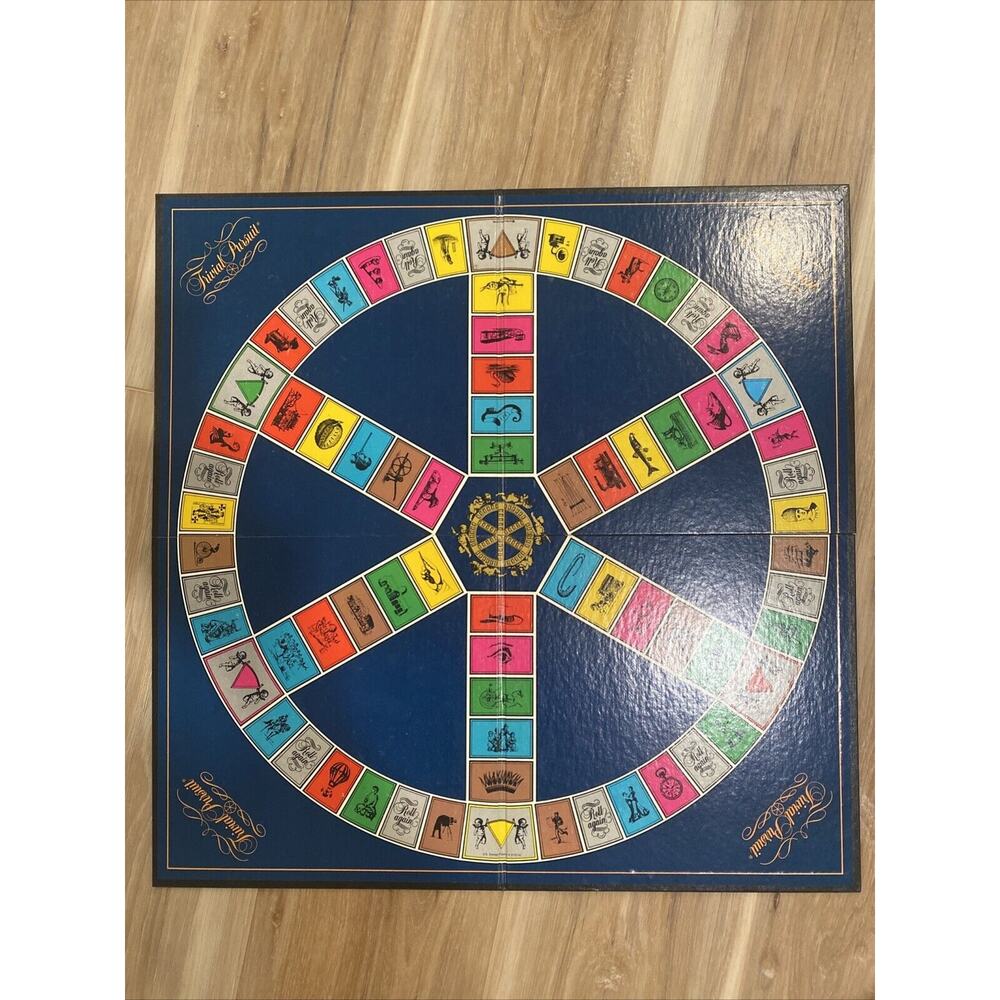 Trivial Pursuit Master Game Genus Edition 1981 Replacement Game Board